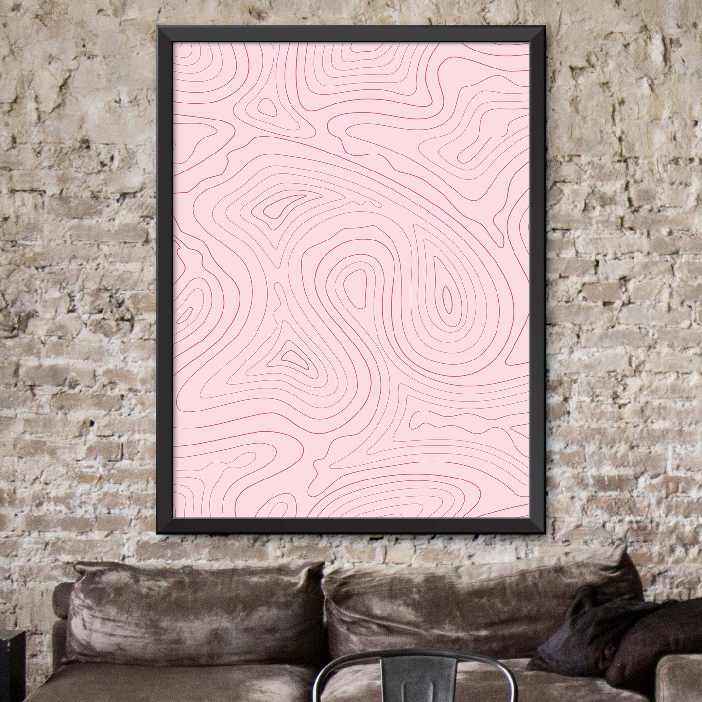 Finger Print Pattern Poster