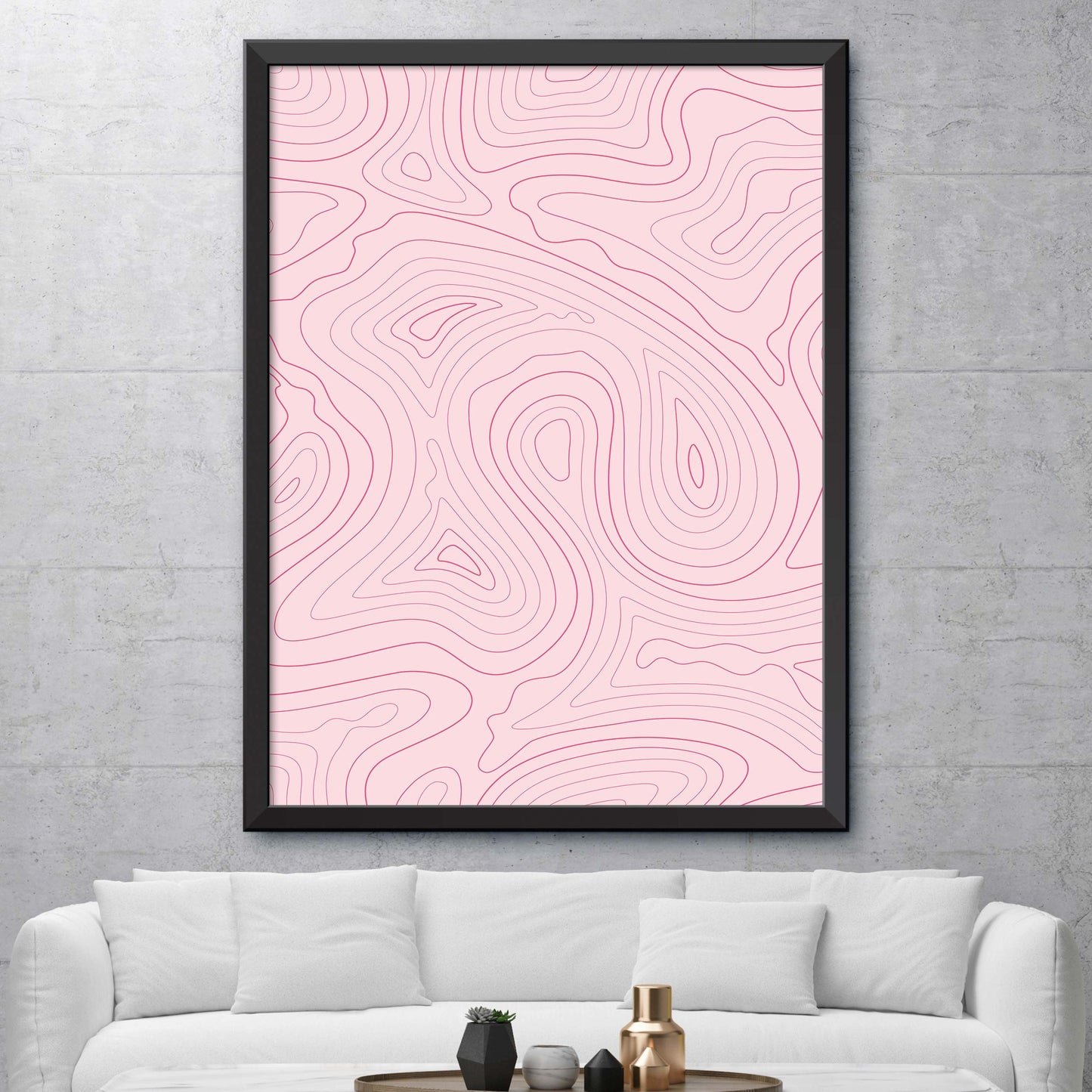 Finger Print Pattern Poster