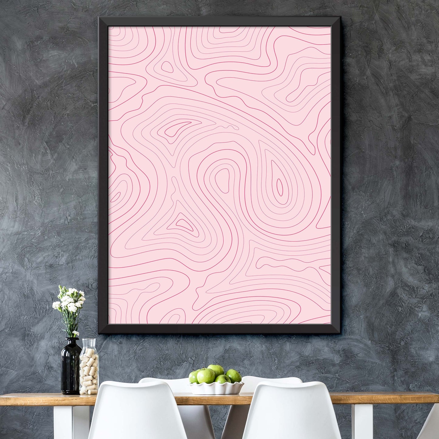 Finger Print Pattern Poster