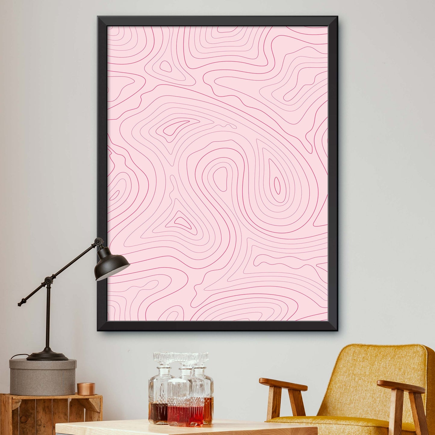 Finger Print Pattern Poster