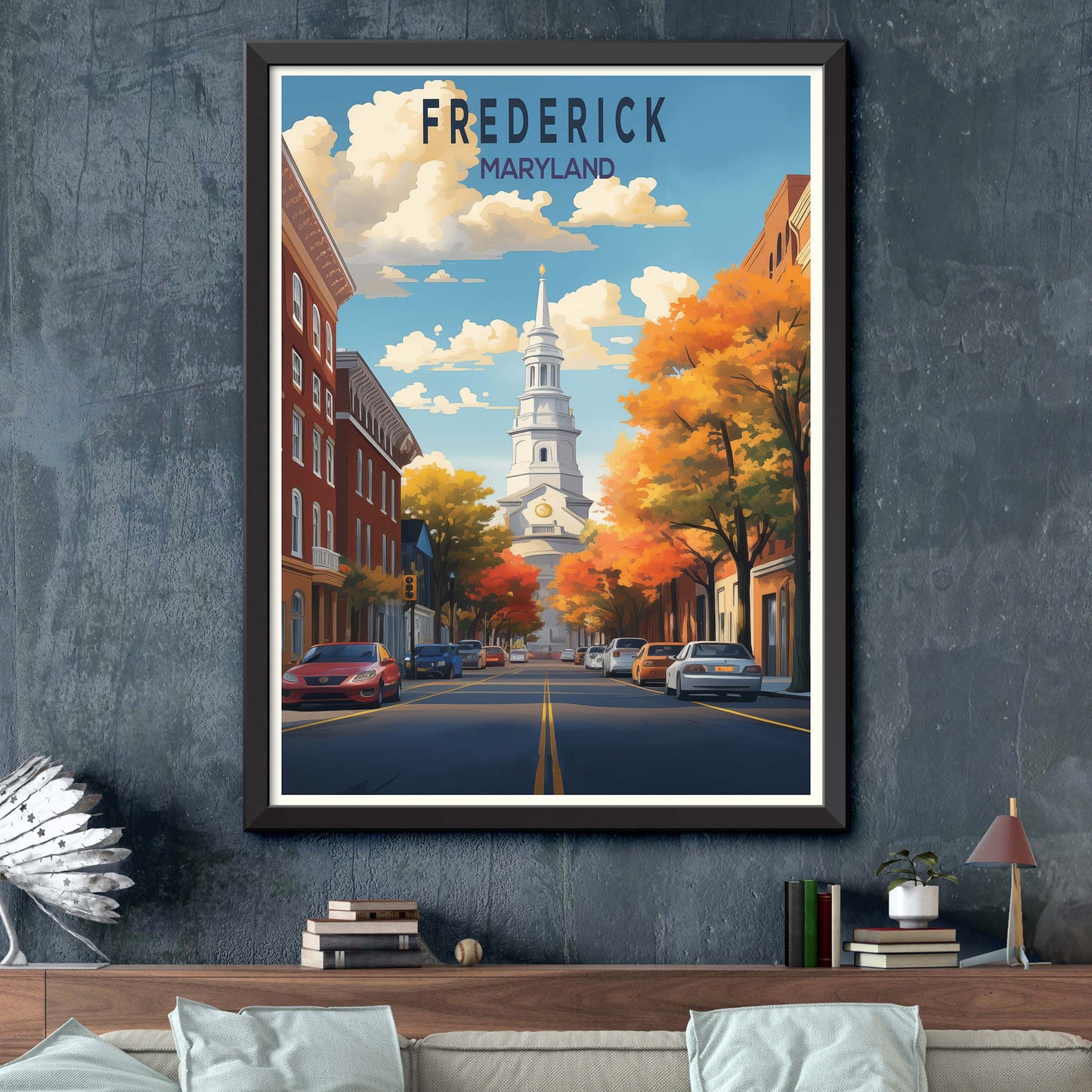 Frederick Maryland Travel Print