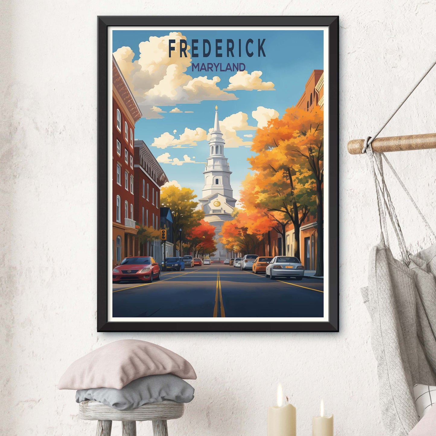 Frederick Maryland Travel Print