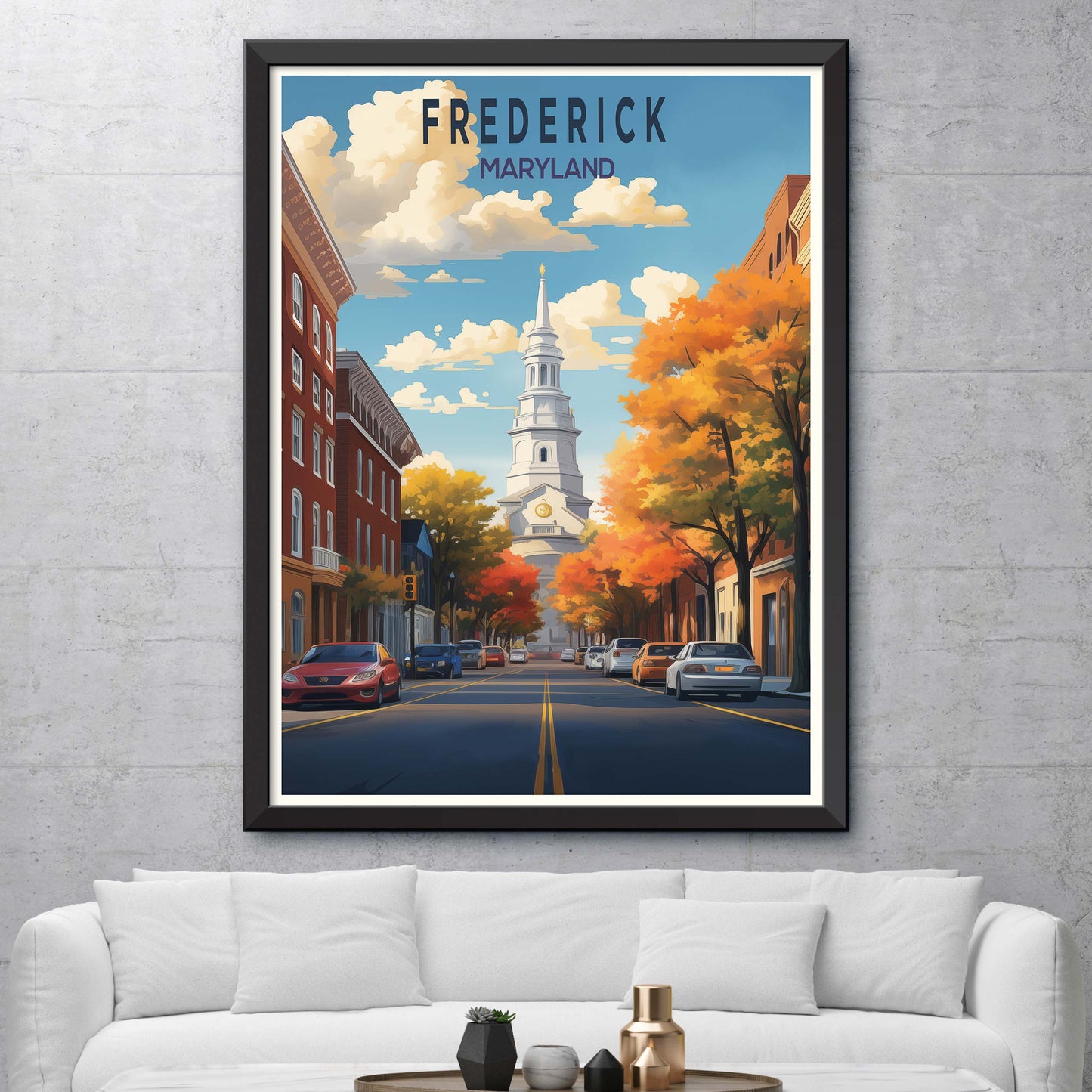 Frederick Maryland Travel Print