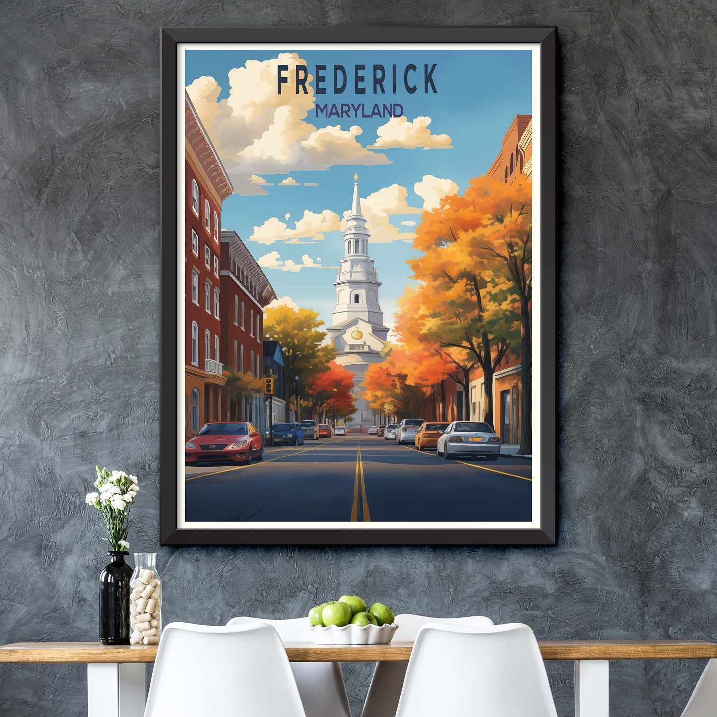 Frederick Maryland Travel Print