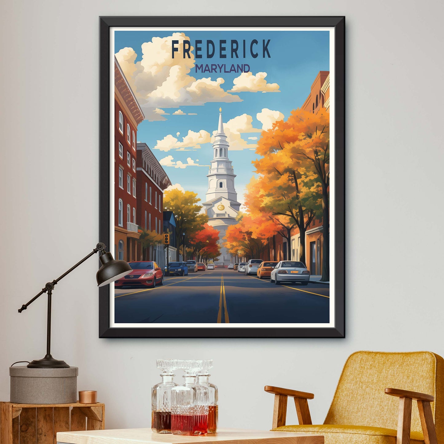 Frederick Maryland Travel Print