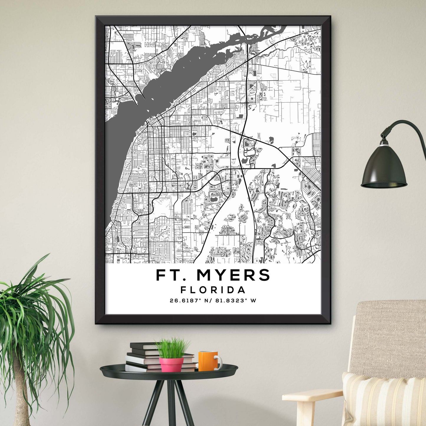 Ft.-Myers,Florida Map Print