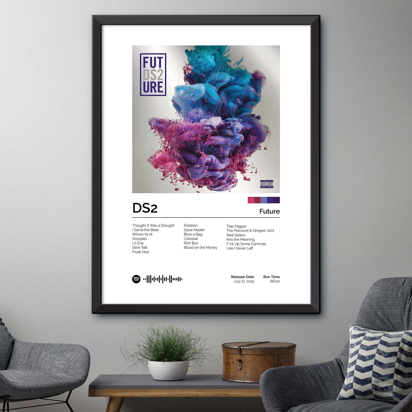 Future - DS2 Album Cover Print