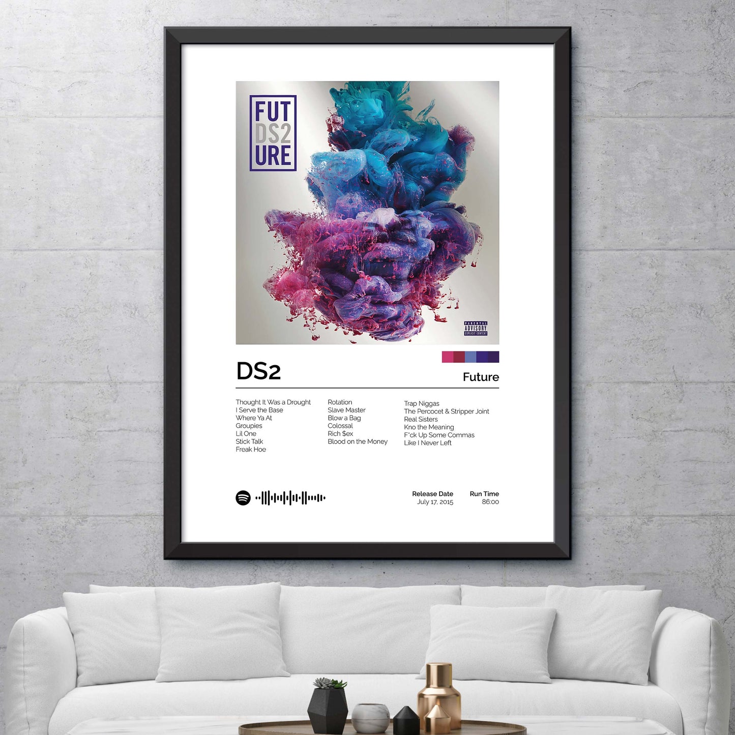 Future - DS2 Album Cover Print