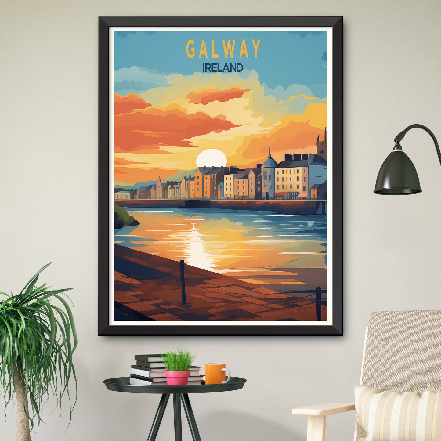 Galway Travel Print Wall Art Galway Wall Hanging Home Décor Galway Gift Art