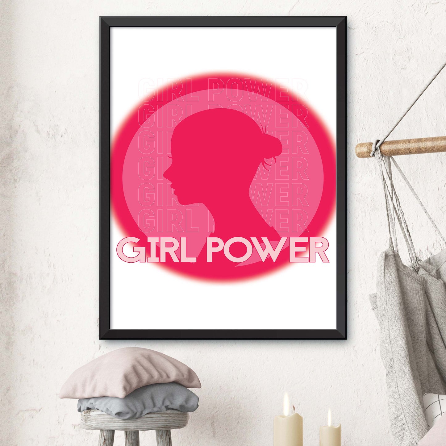 Girl Power Emblem Poster