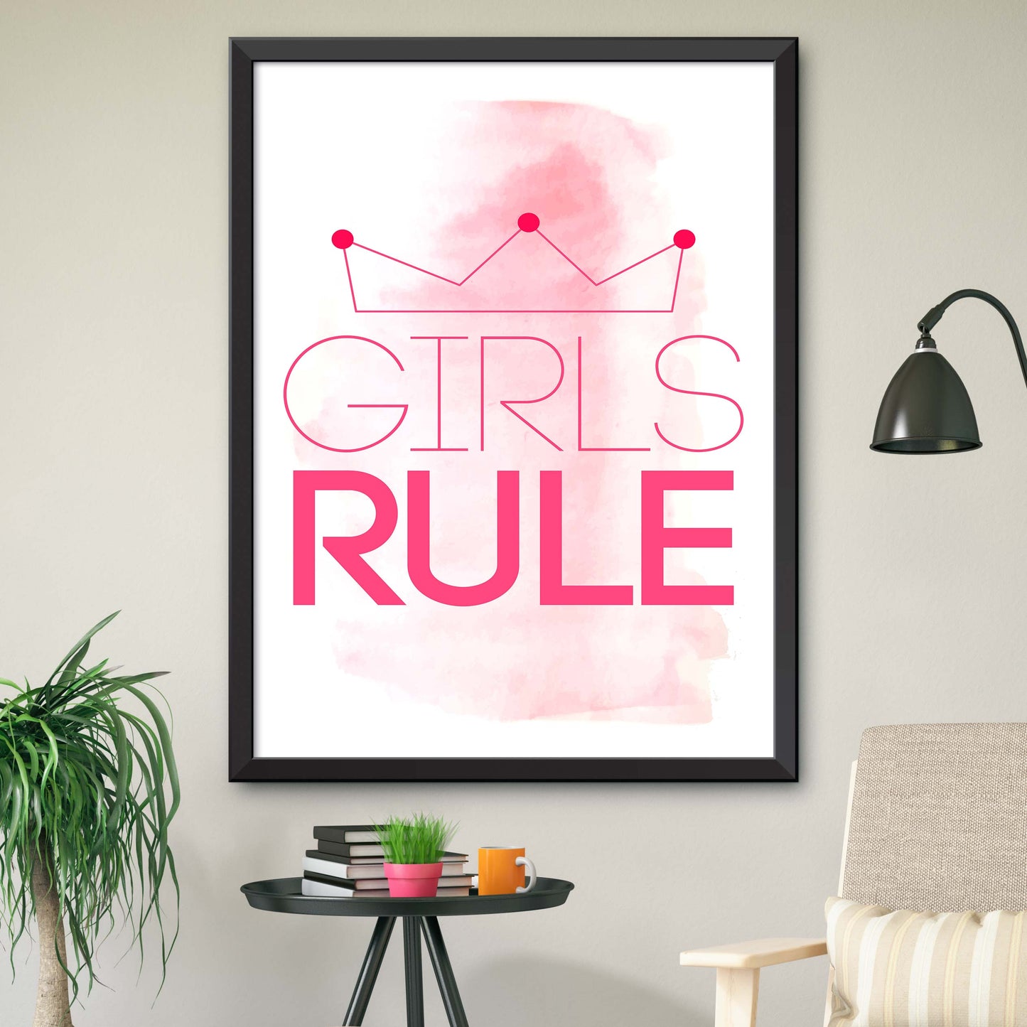 Girls Rule Print