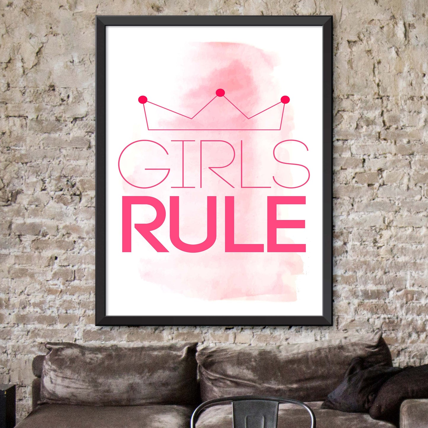 Girls Rule Print