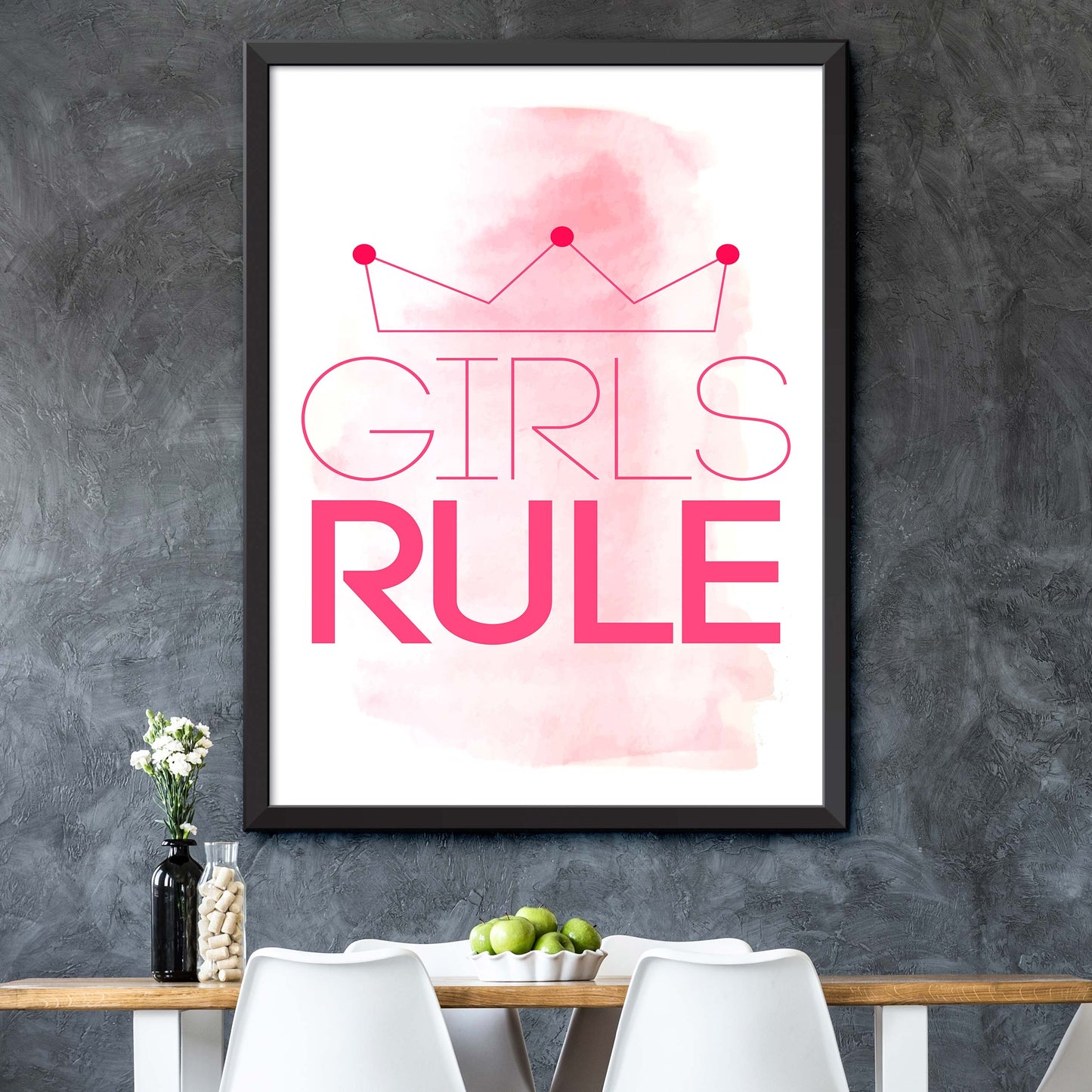 Girls Rule Print