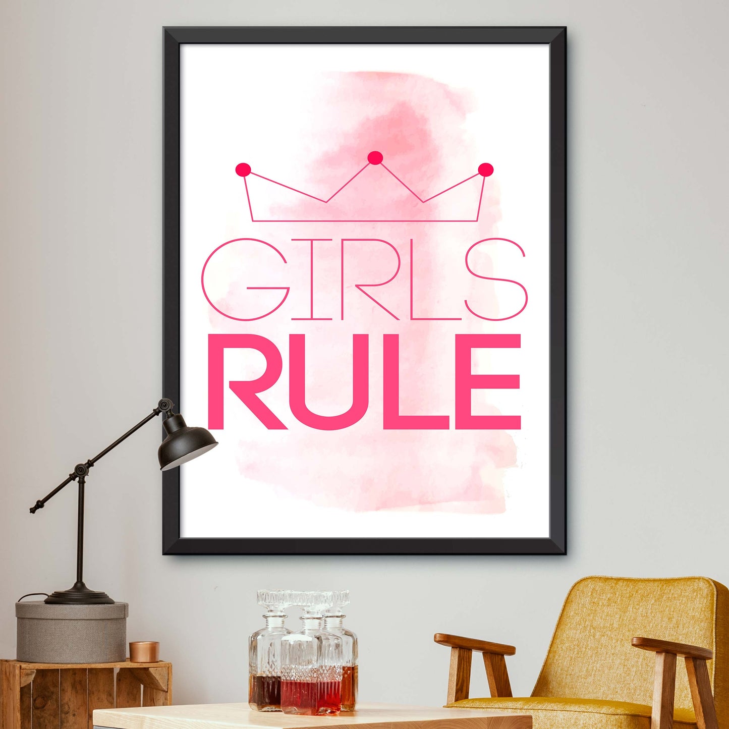 Girls Rule Print