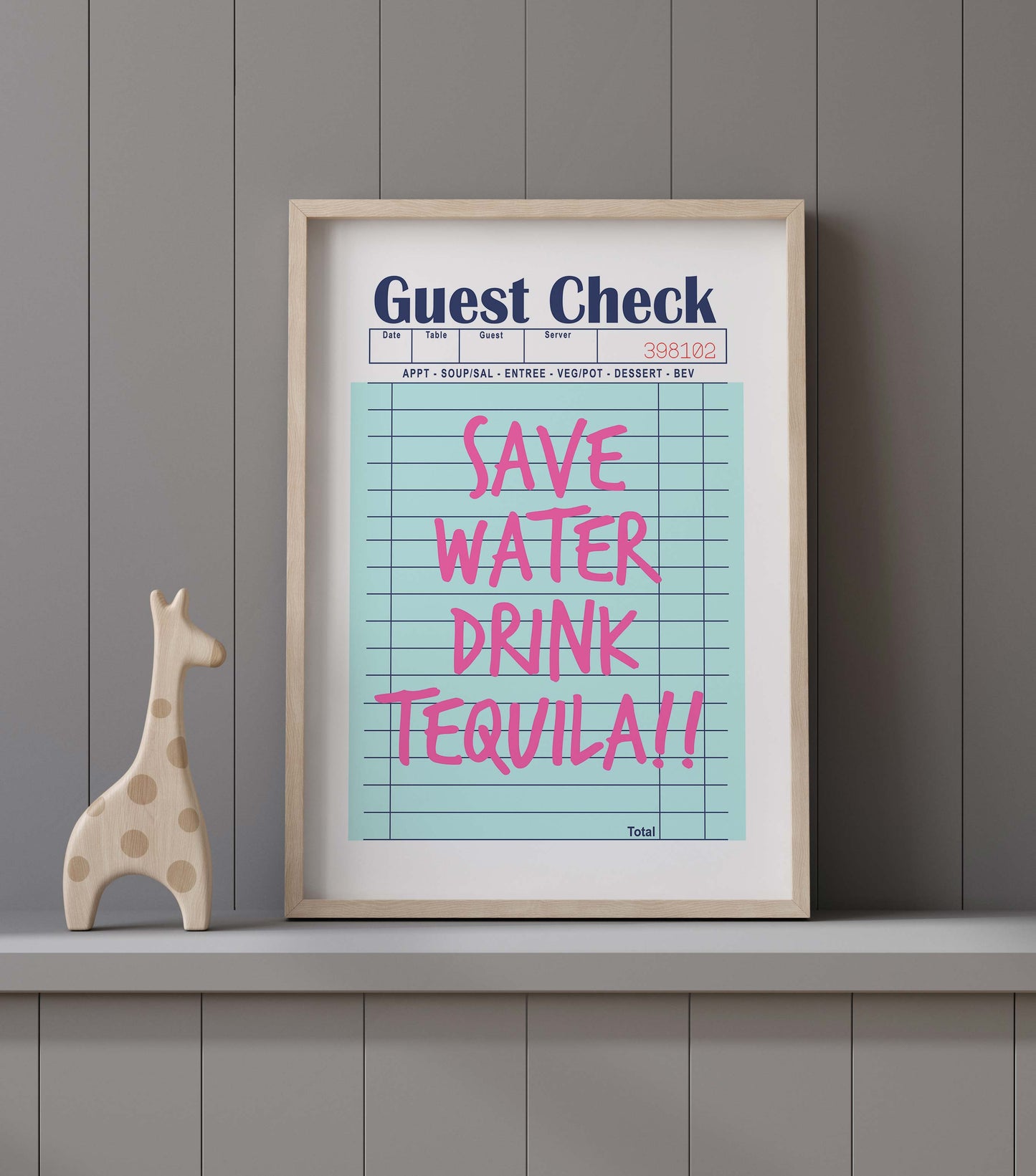 Save Water Drink Tequila! Poster