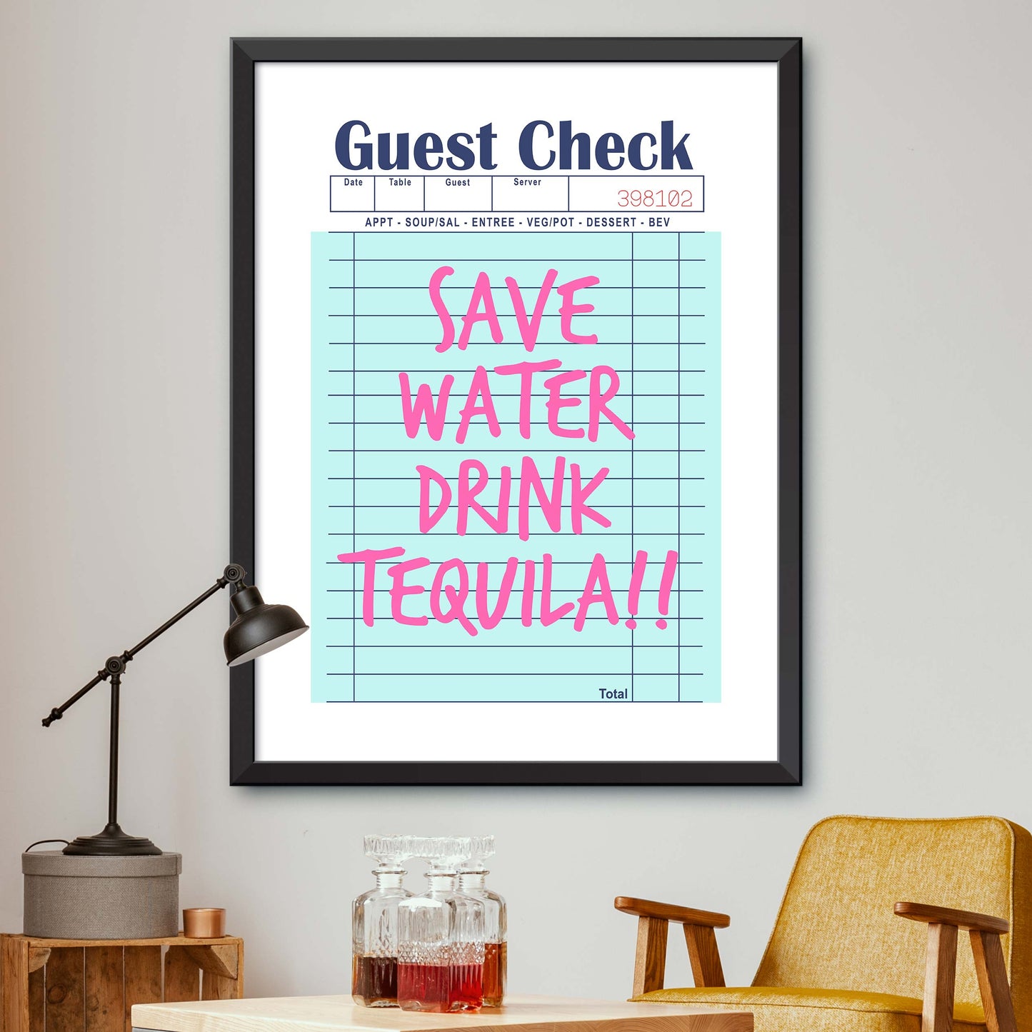 Save Water Drink Tequila! Poster
