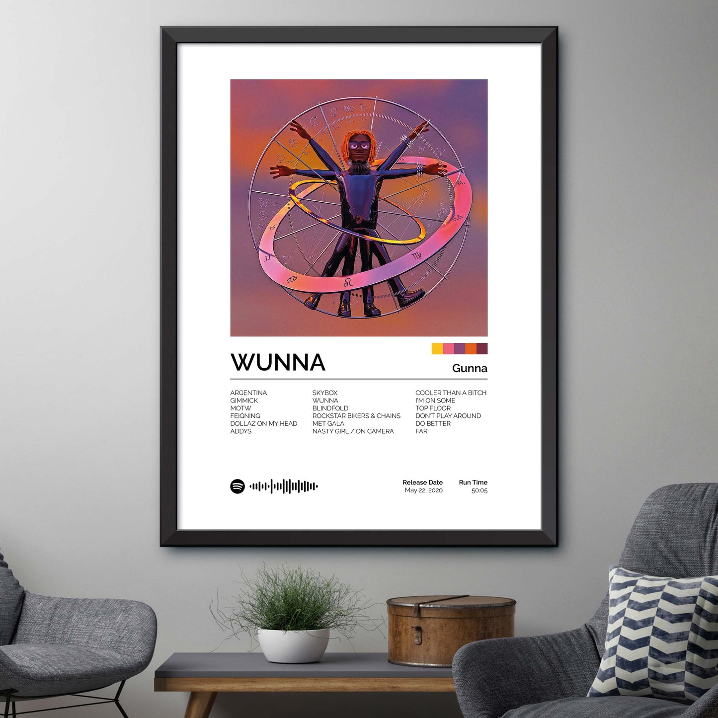 Gunna - Wunna Album Cover Print