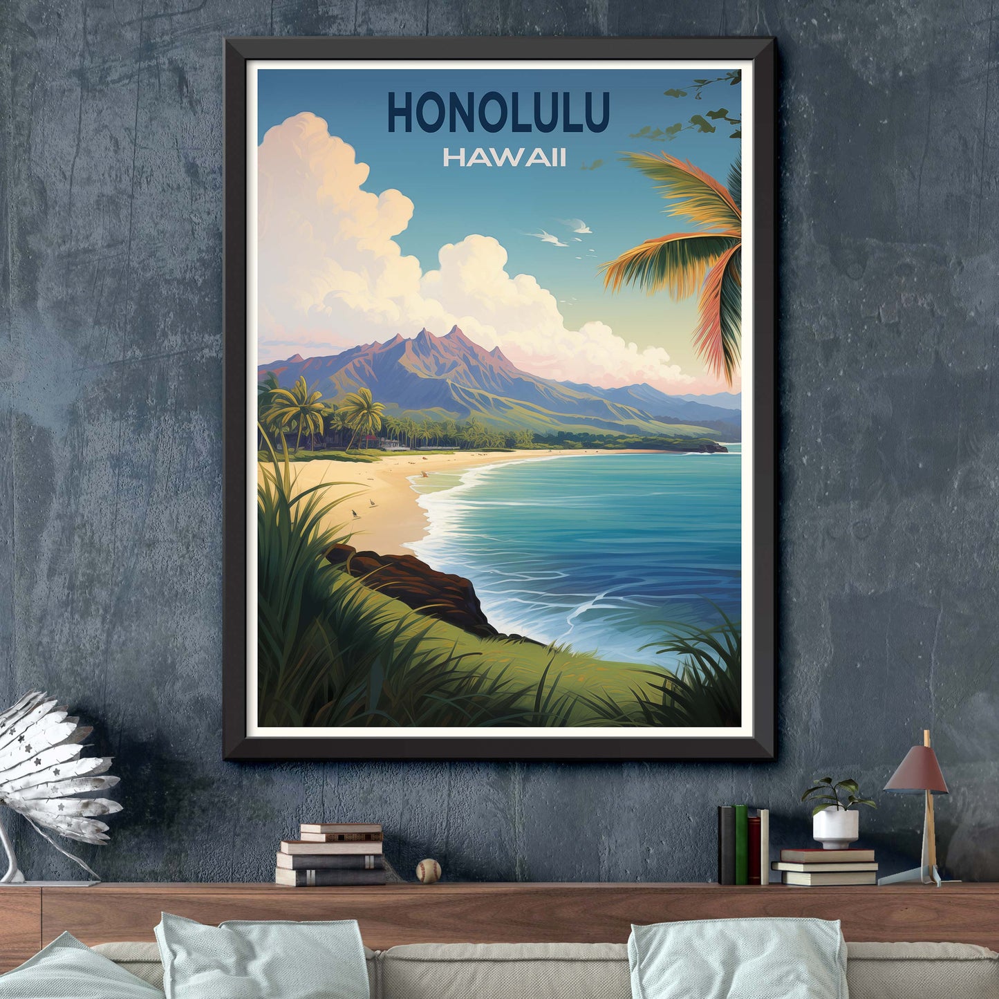 Tropical Bliss: Vibrant Honolulu, Hawaii