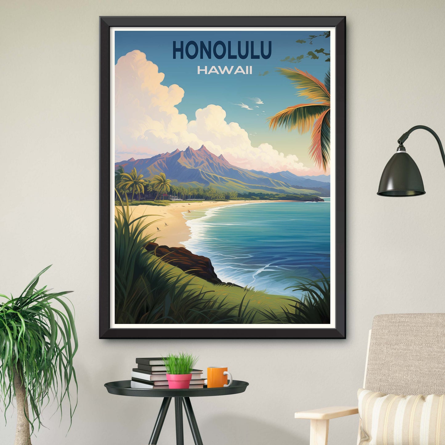 Tropical Bliss: Vibrant Honolulu, Hawaii