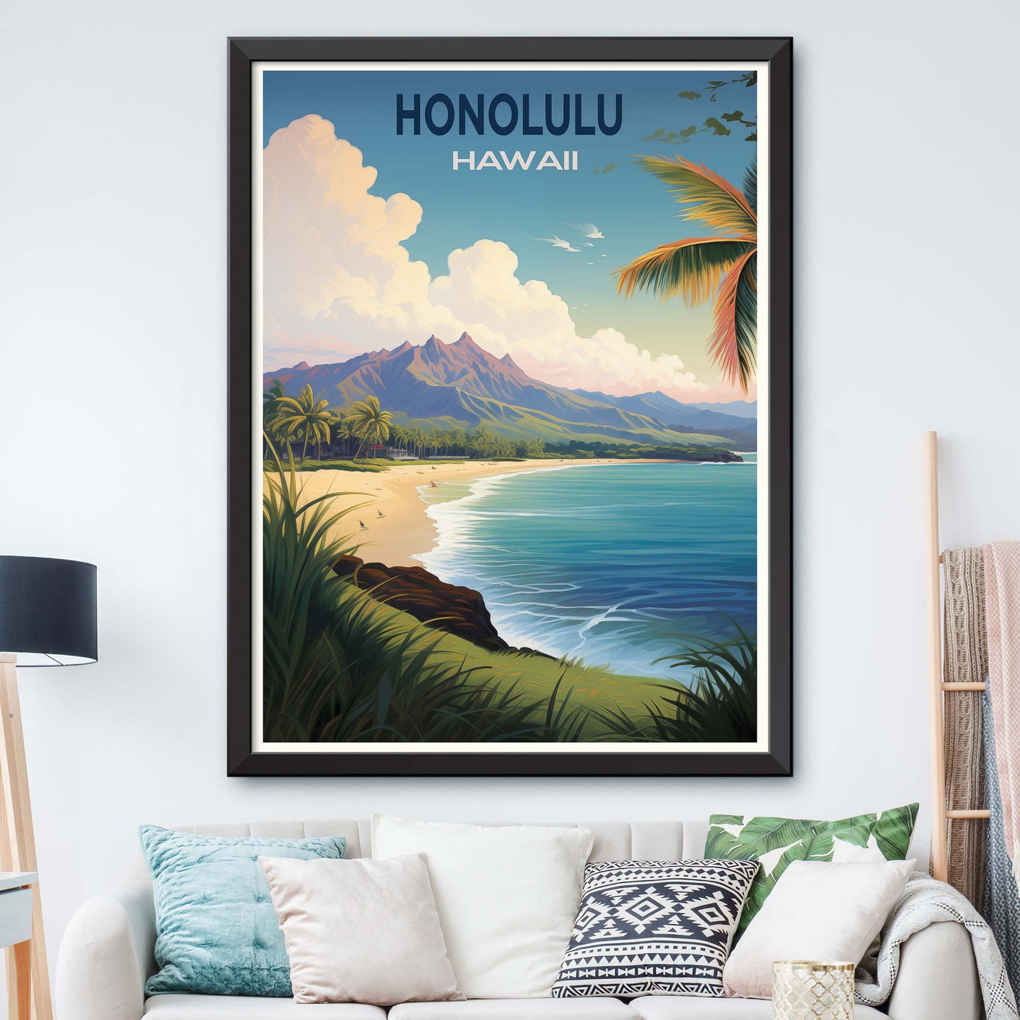 Tropical Bliss: Vibrant Honolulu, Hawaii