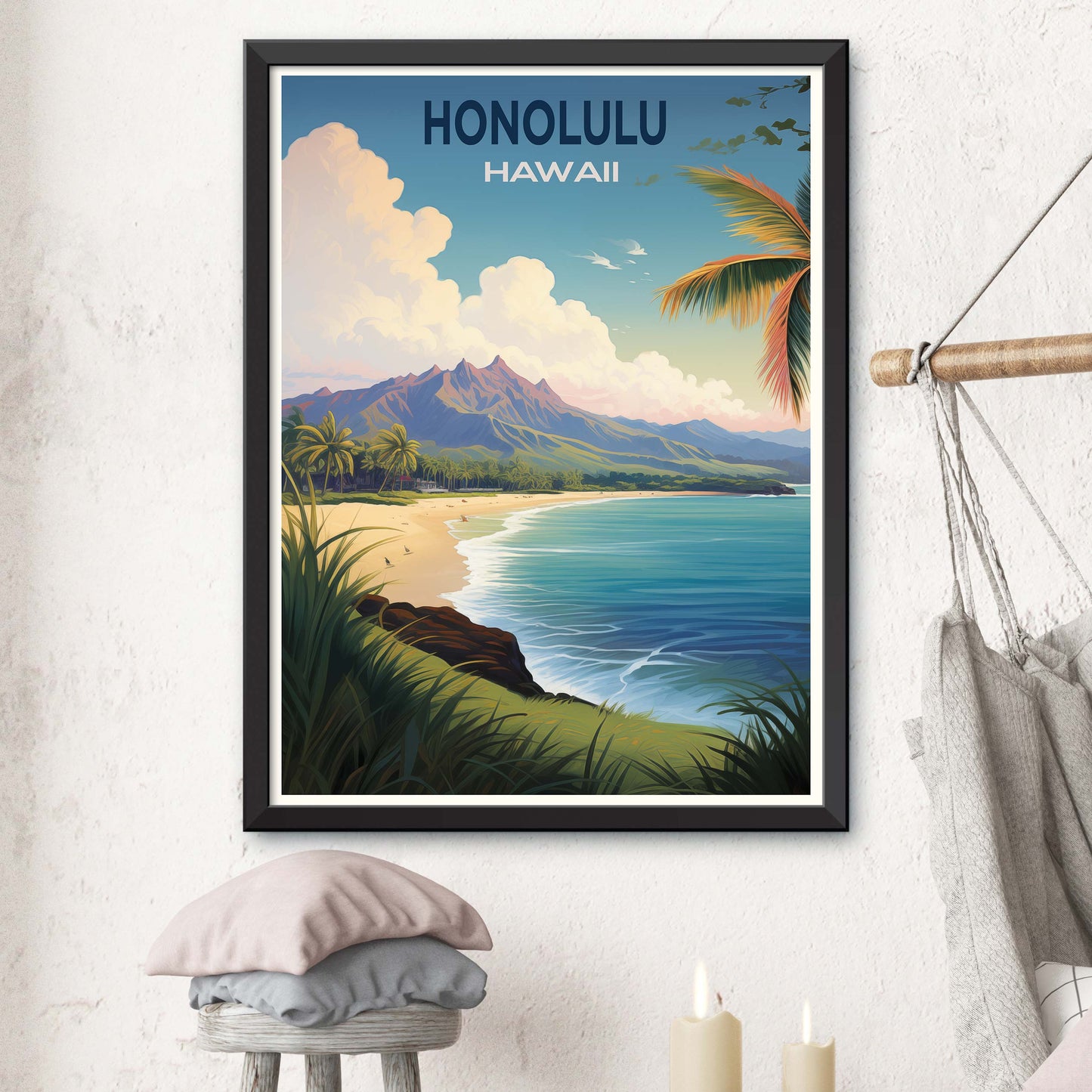 Tropical Bliss: Vibrant Honolulu, Hawaii