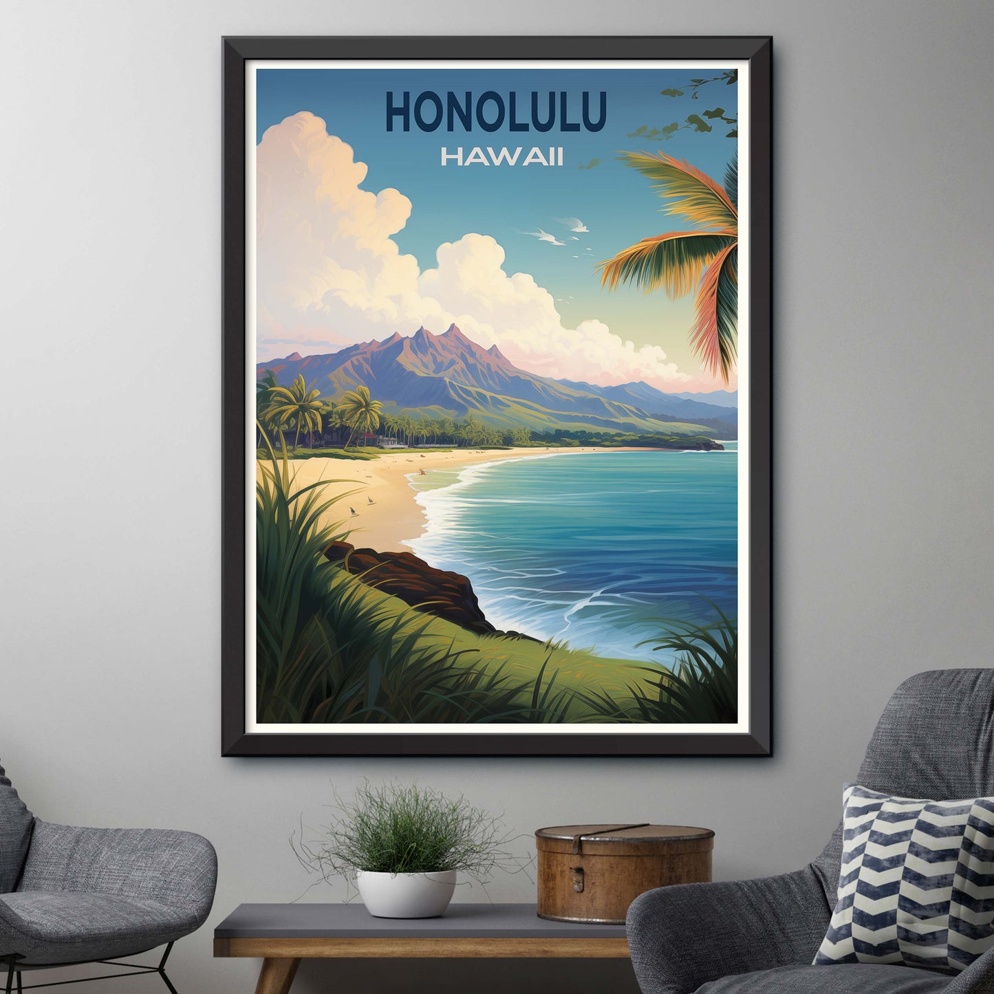 Tropical Bliss: Vibrant Honolulu, Hawaii