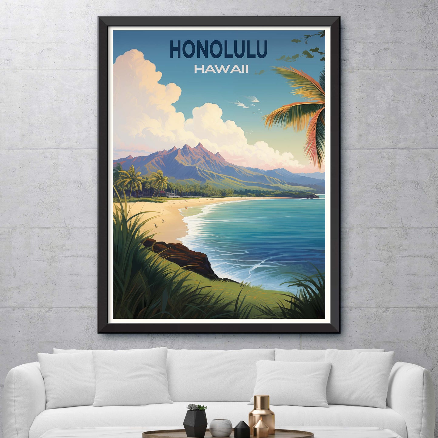 Tropical Bliss: Vibrant Honolulu, Hawaii