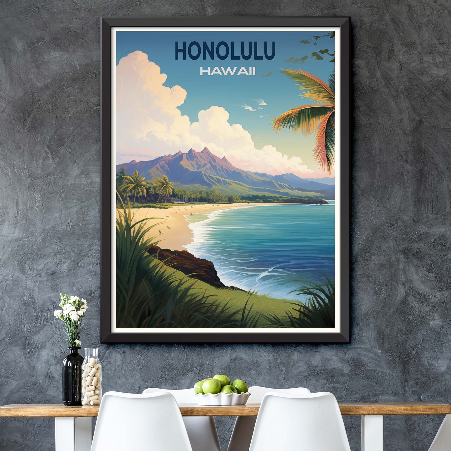 Tropical Bliss: Vibrant Honolulu, Hawaii