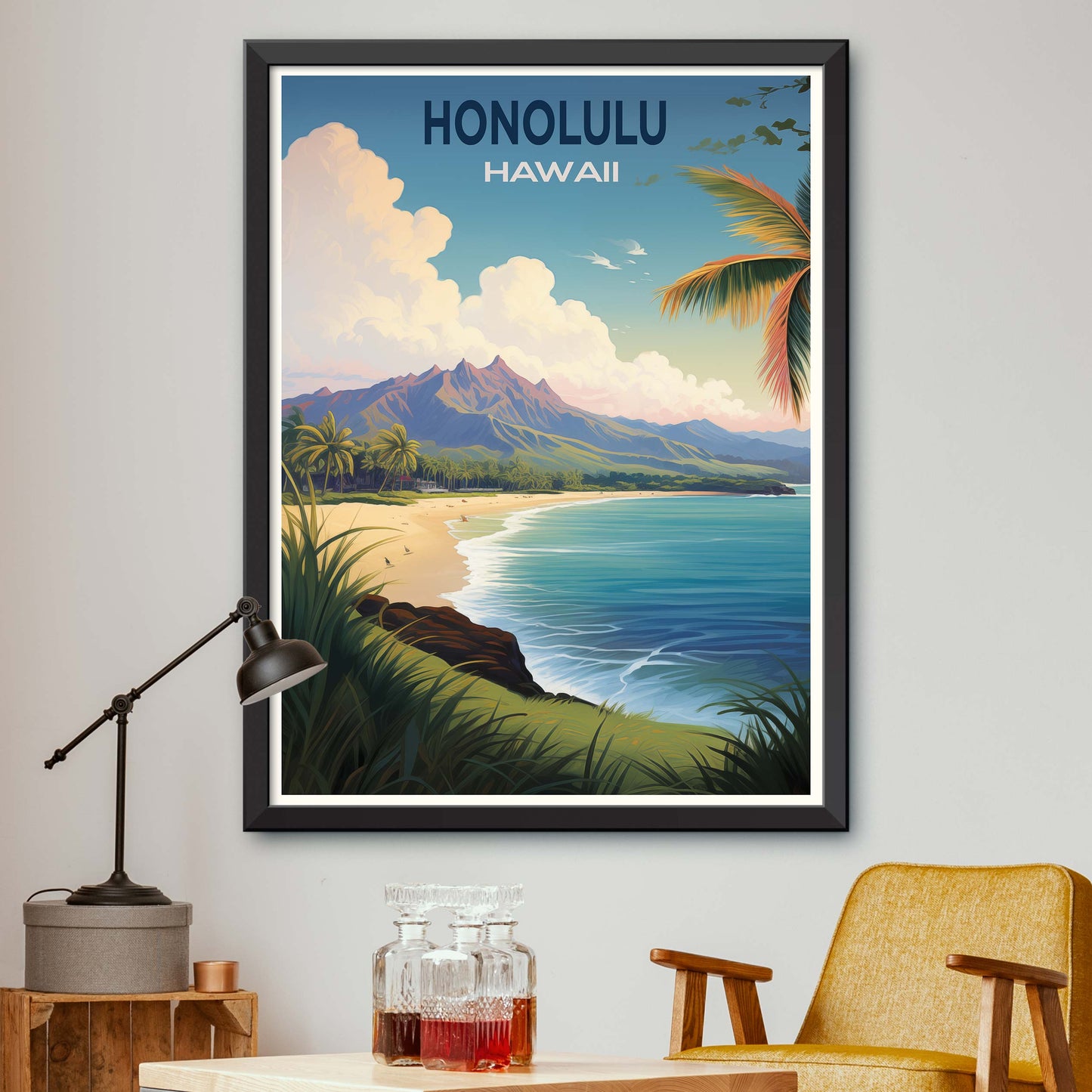 Tropical Bliss: Vibrant Honolulu, Hawaii