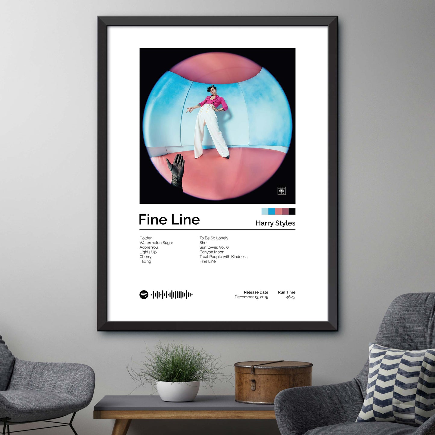 Harry Styles - Fine Line S1 Album Cover Print