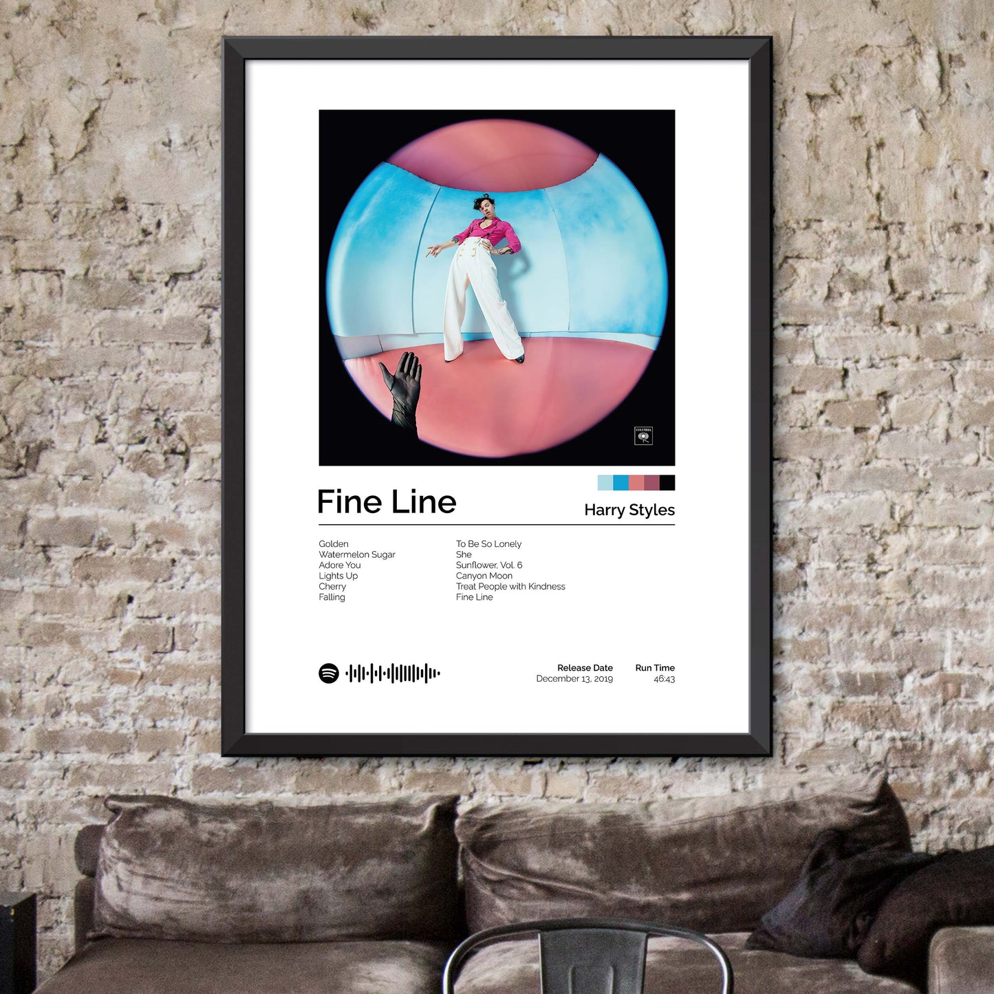 Harry Styles - Fine Line S1 Album Cover Print