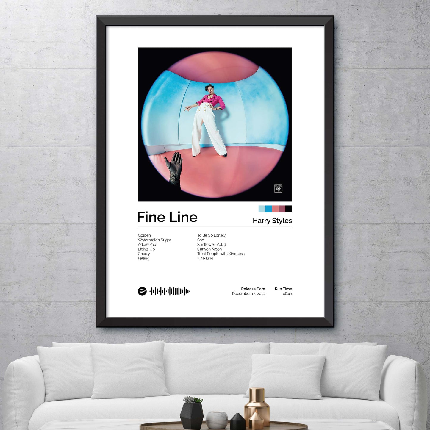 Harry Styles - Fine Line S1 Album Cover Print