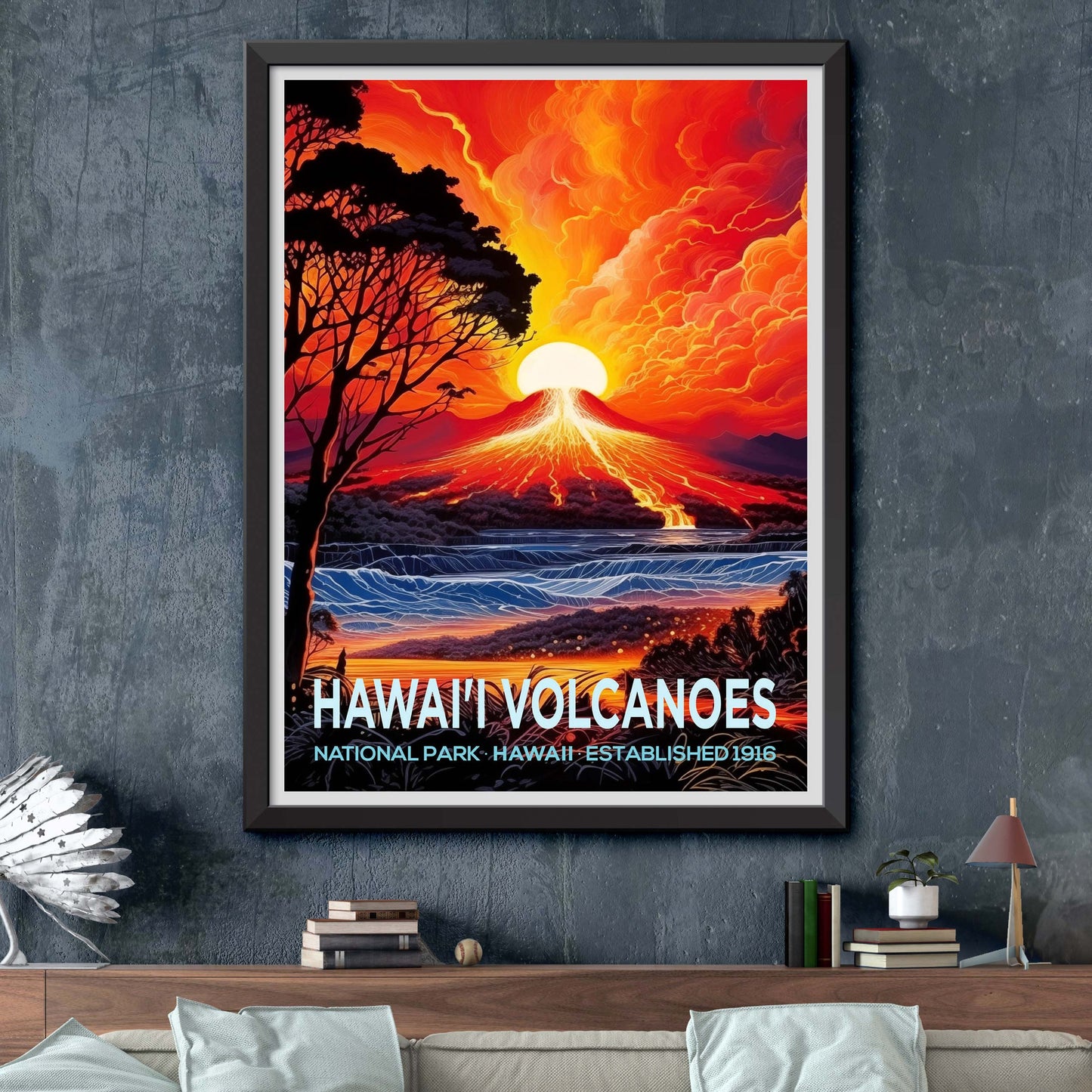 Hawaii Volcanoes National Park Travel Print