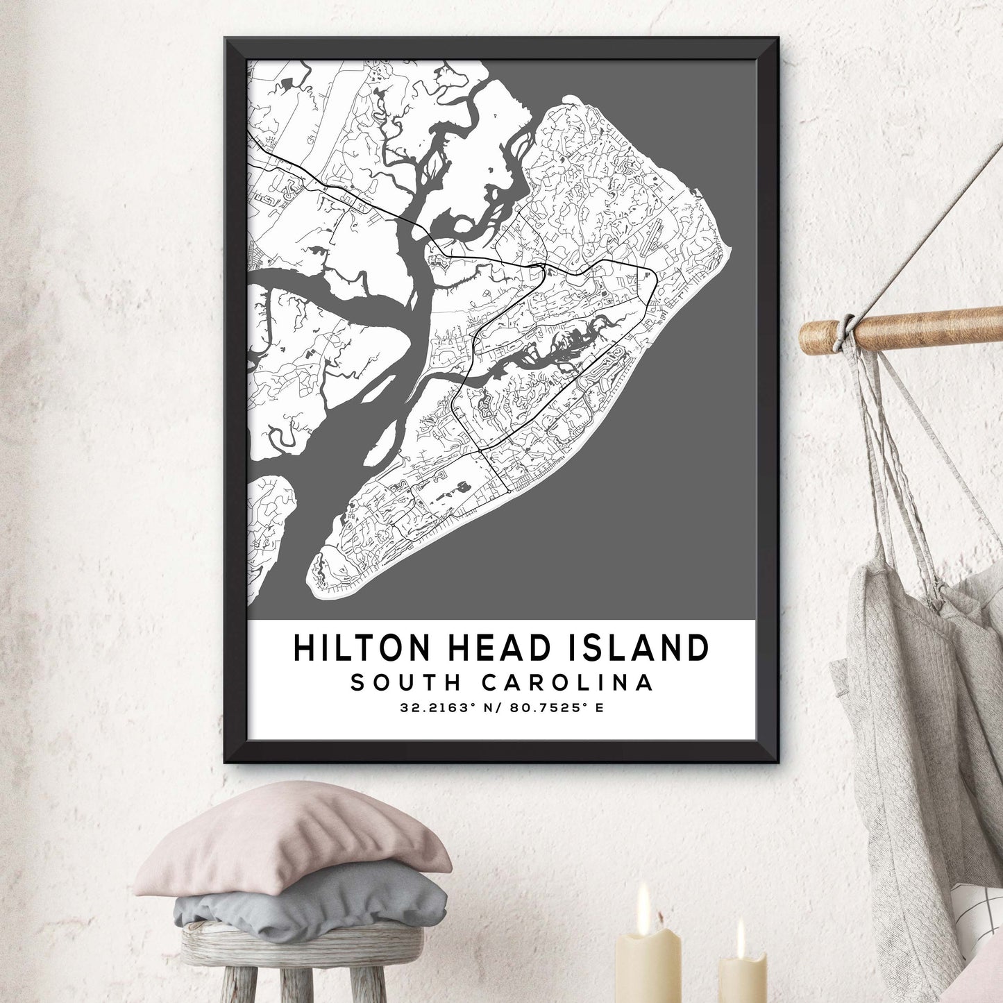 Hilton-Head-Island,South-Carolina Map Print