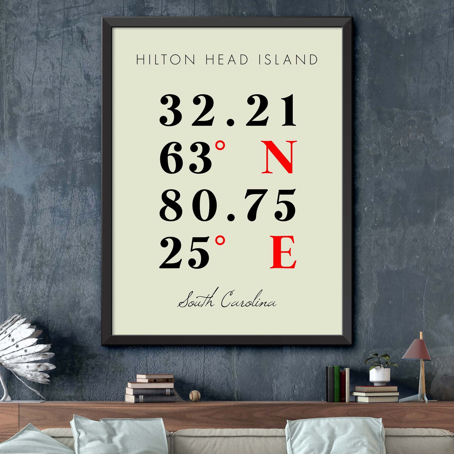 Hilton-Head-Island Coordinate Map