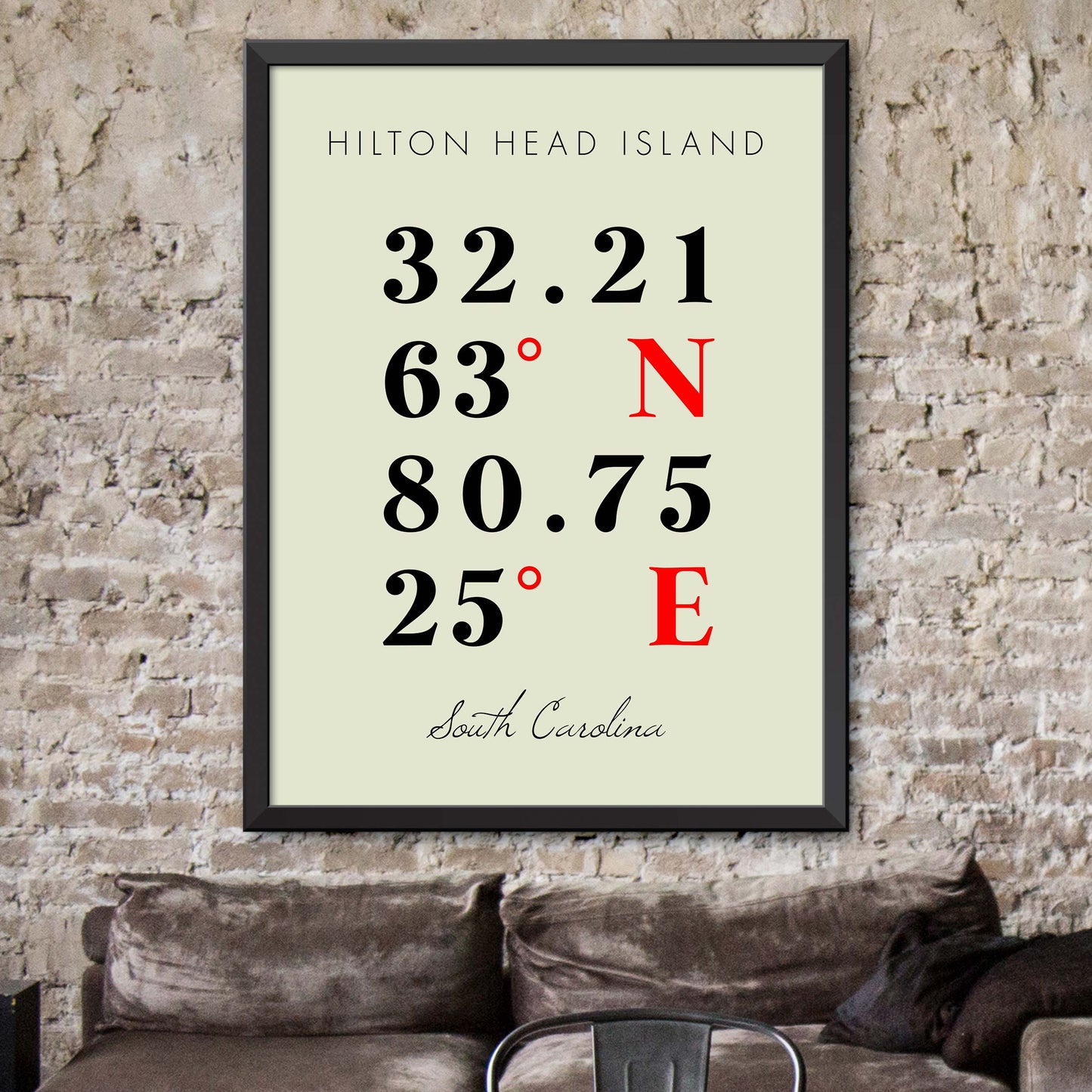 Hilton-Head-Island Coordinate Map