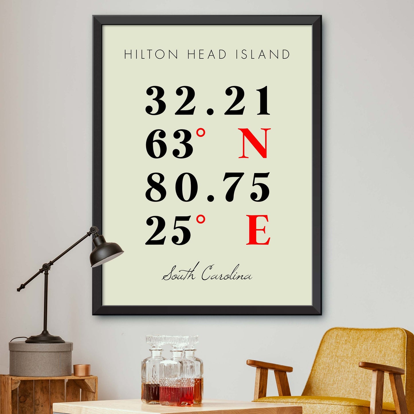 Hilton-Head-Island Coordinate Map