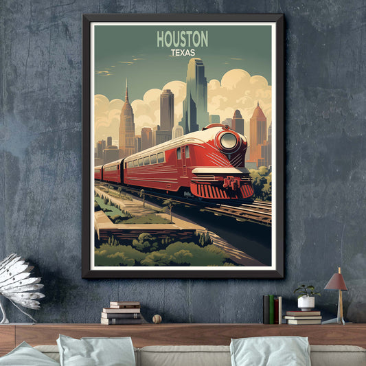 Houston, USA: Space Cityscape