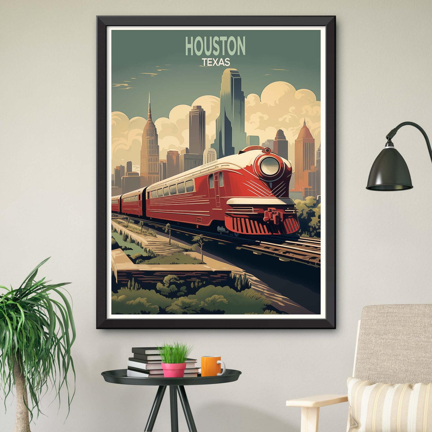 Houston, USA: Space Cityscape