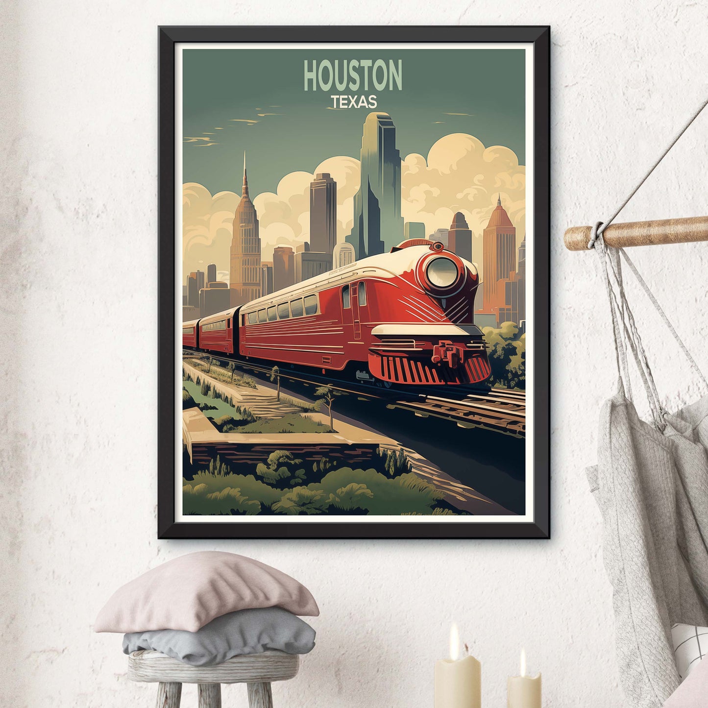 Houston, USA: Space Cityscape