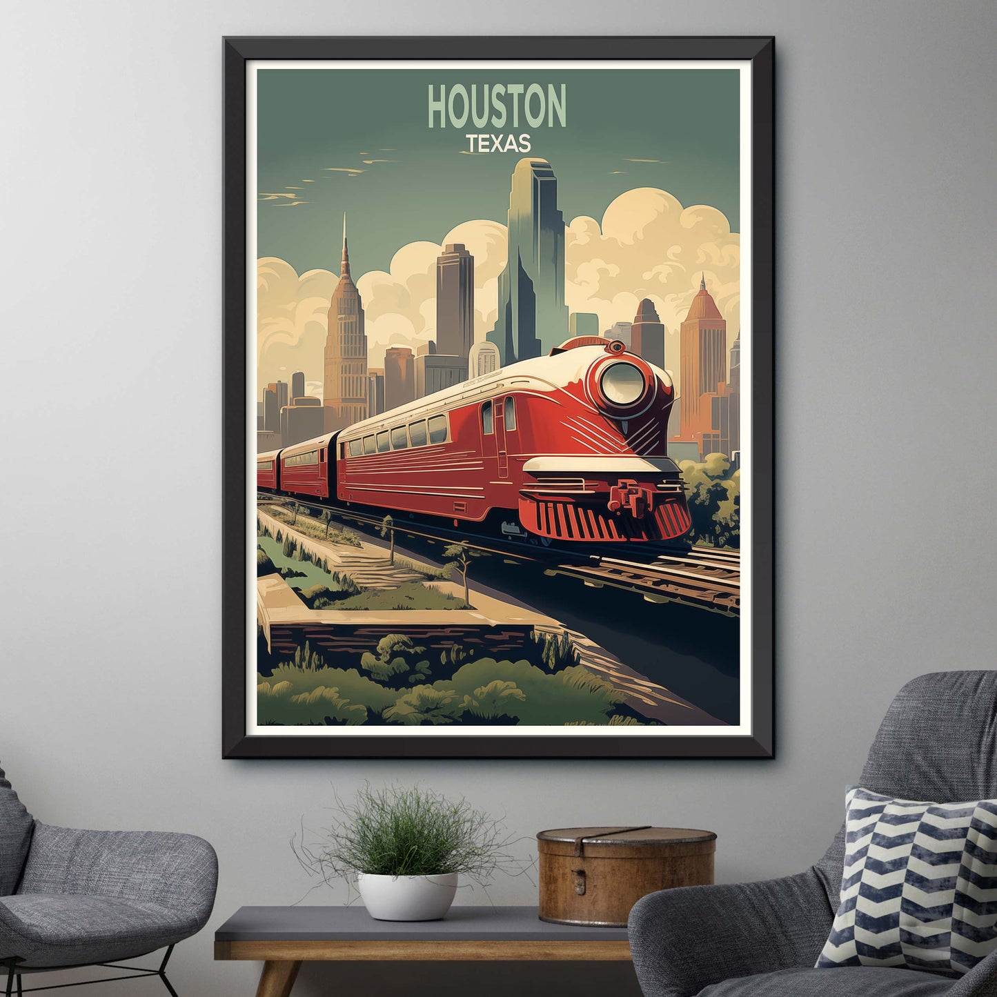 Houston, USA: Space Cityscape