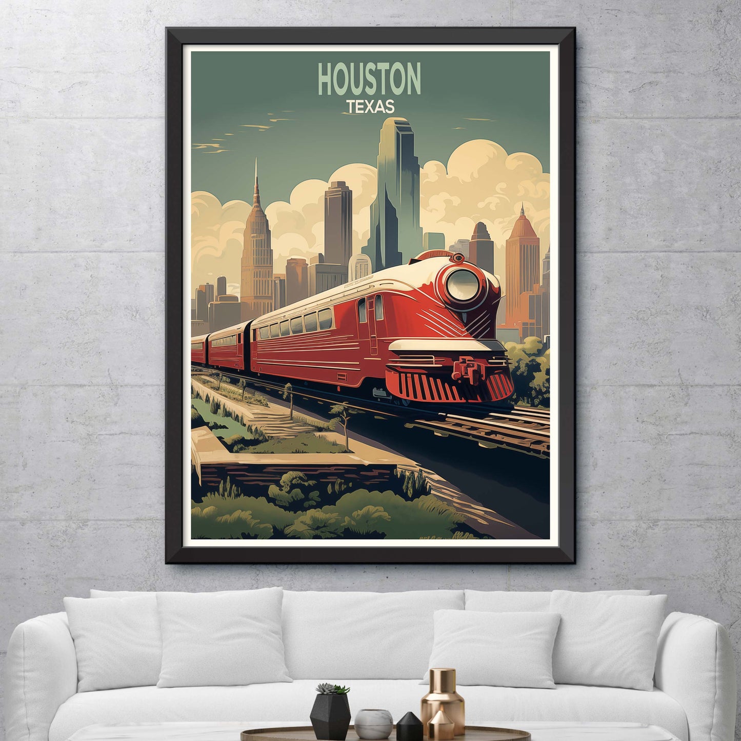 Houston, USA: Space Cityscape