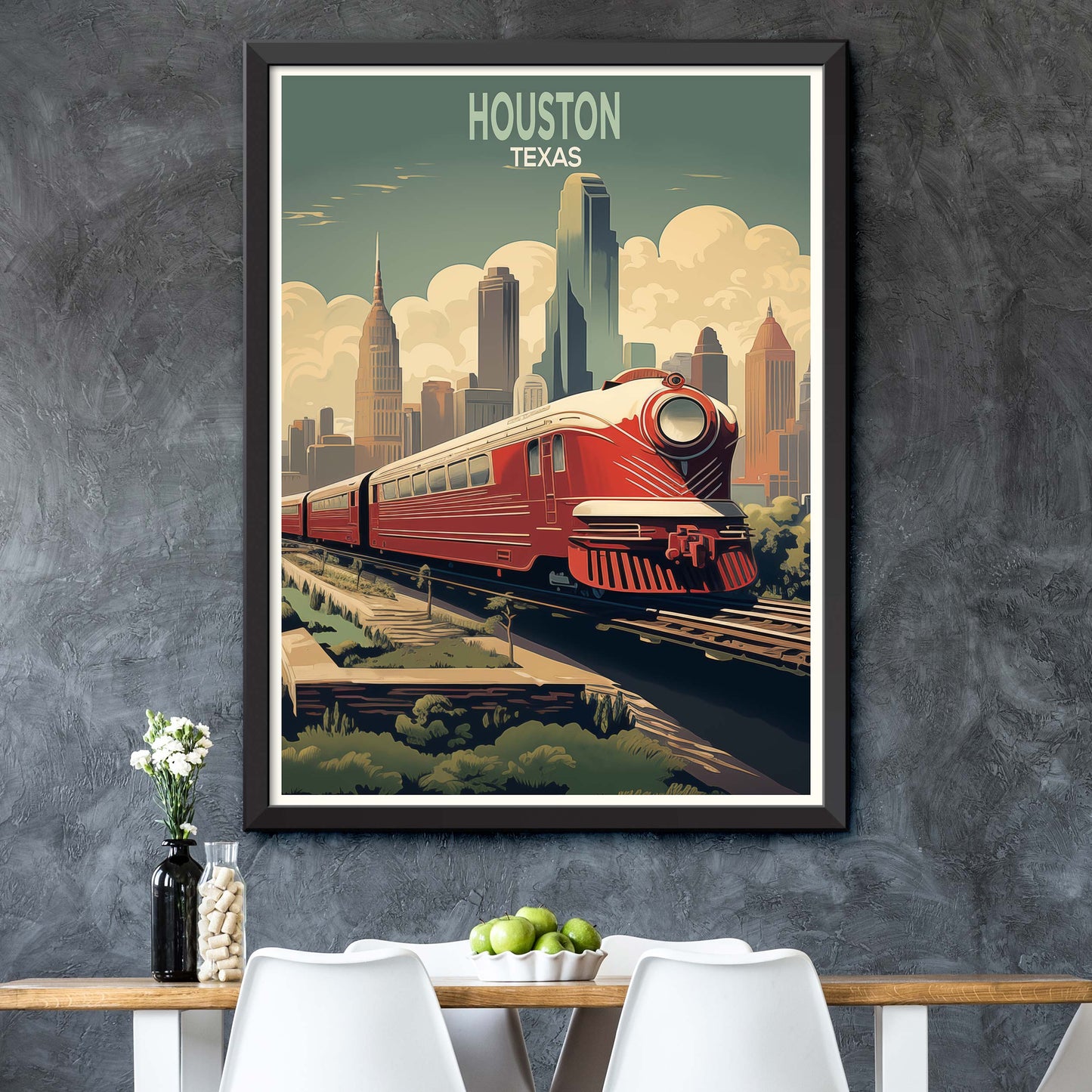 Houston, USA: Space Cityscape