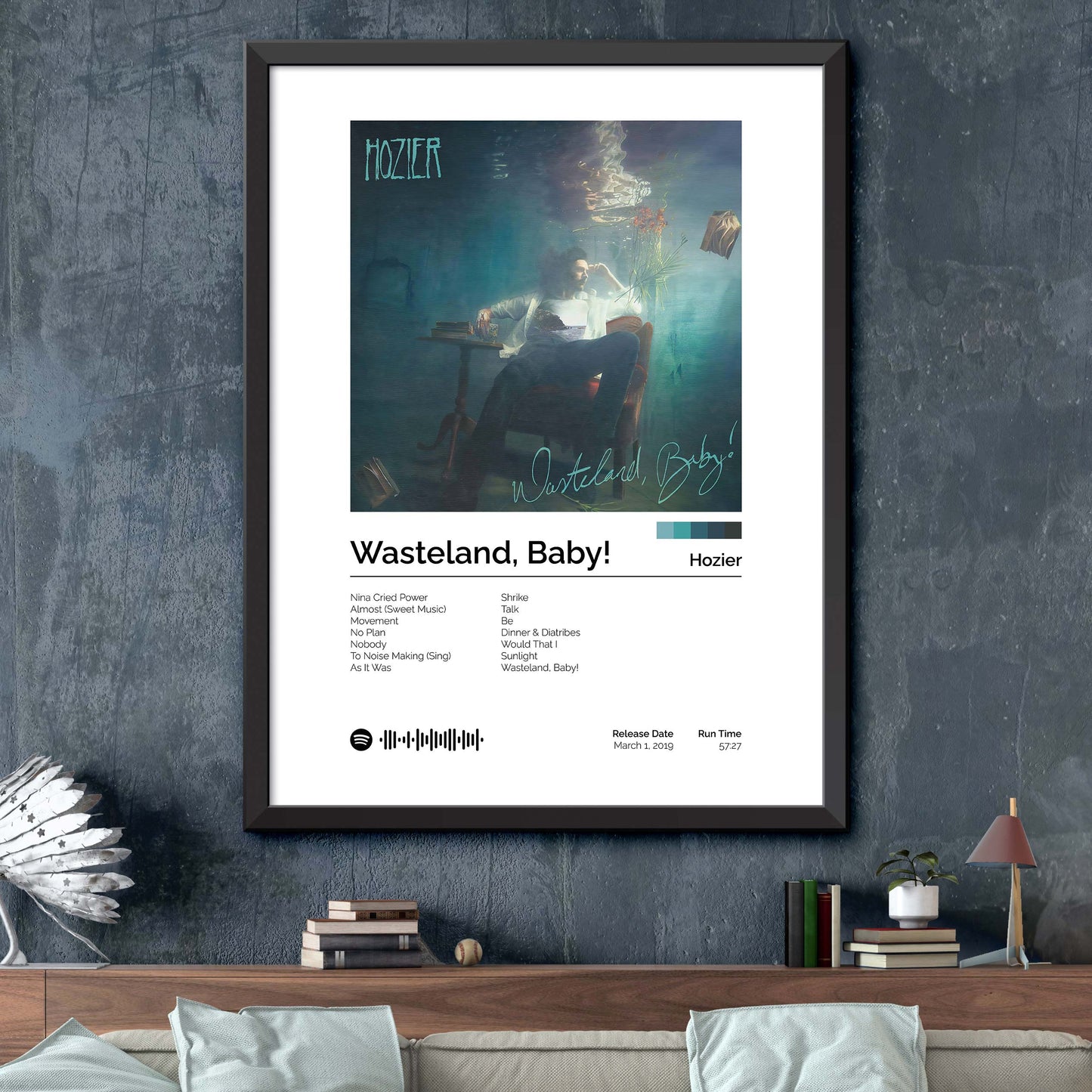 Hozier - Wasteland, Baby! Album Cover Print