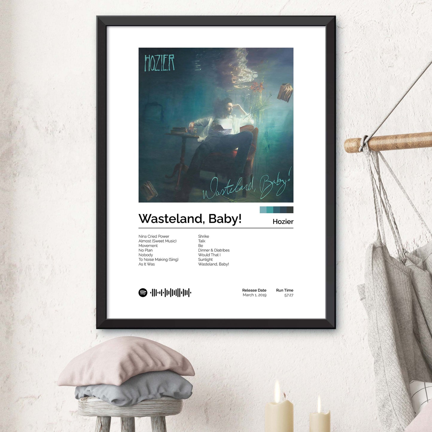 Hozier - Wasteland, Baby! Album Cover Print