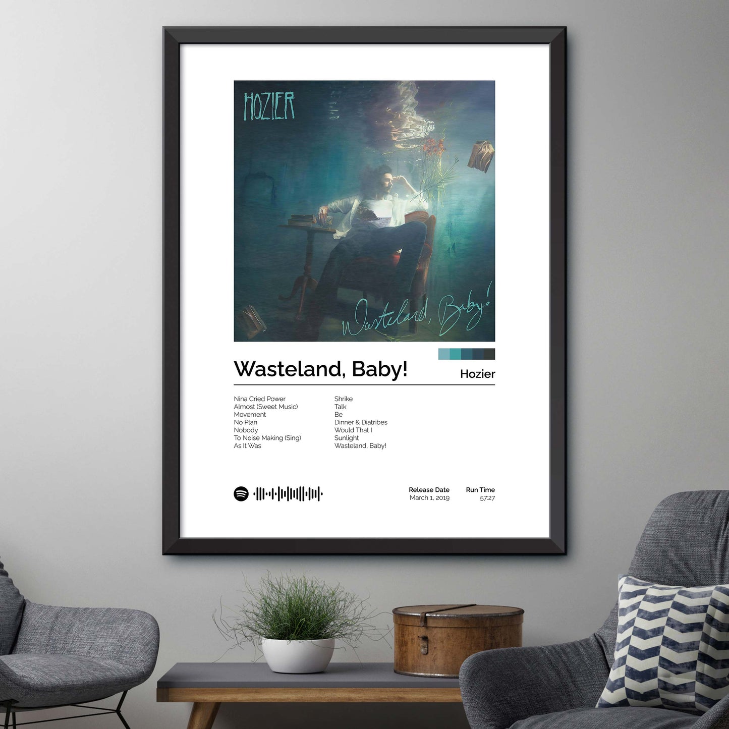 Hozier - Wasteland, Baby! Album Cover Print