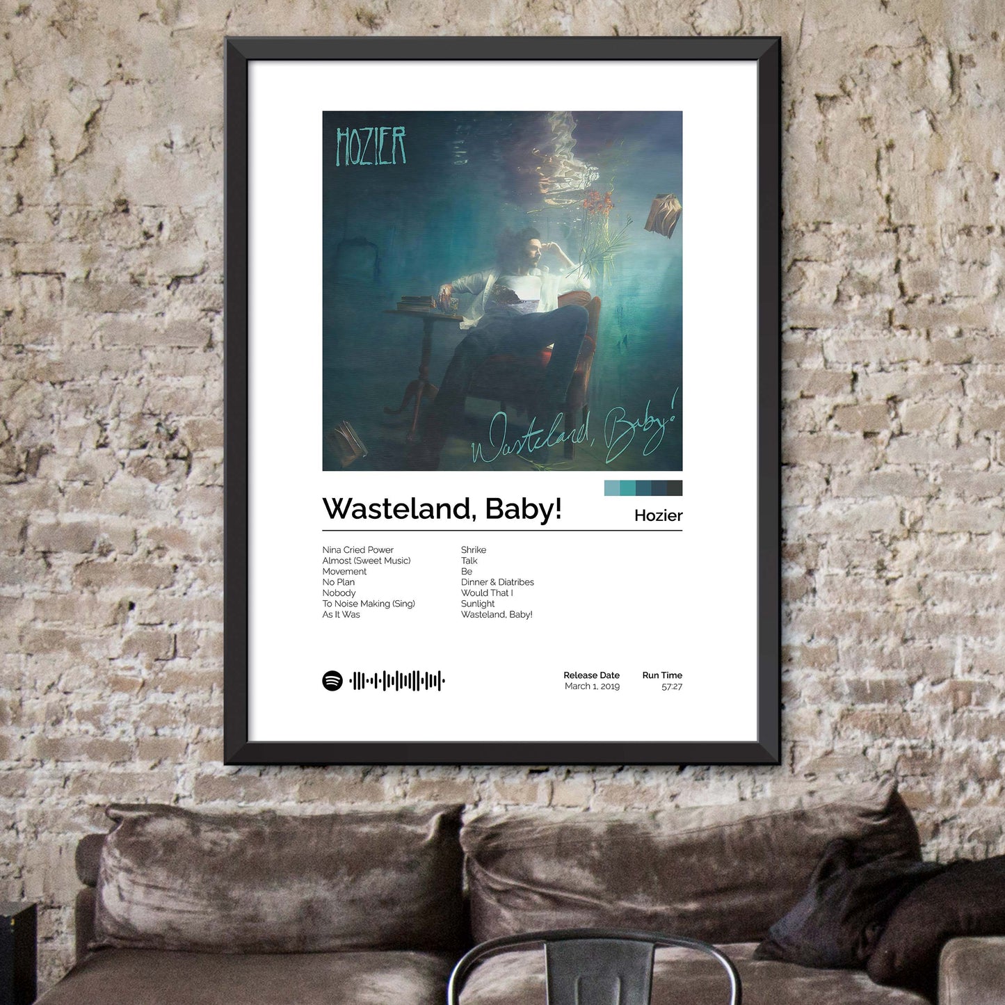 Hozier - Wasteland, Baby! Album Cover Print