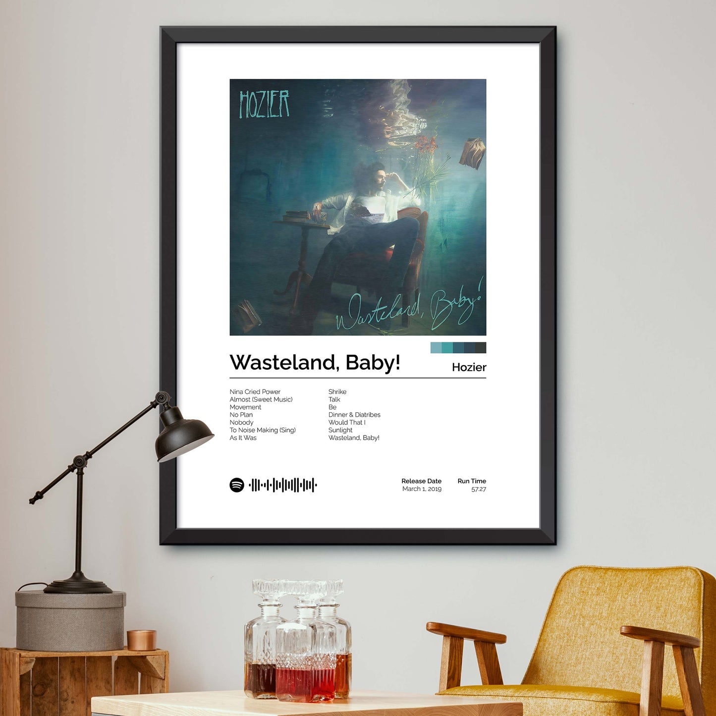 Hozier - Wasteland, Baby! Album Cover Print