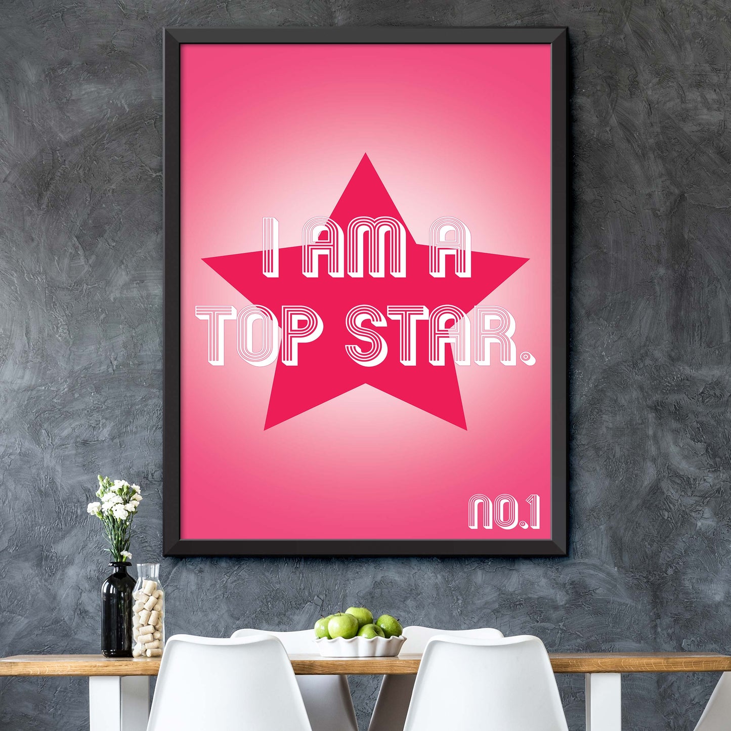 I Am A Top Star Print