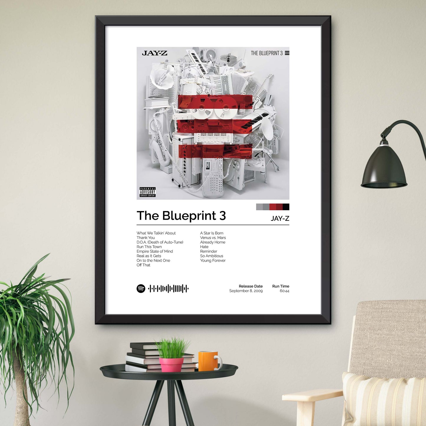 JAY-Z - The Blueprint 3 Album Cover Print